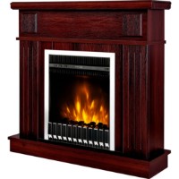 Șemineu electric Art Flame Marina nut & Gala silver