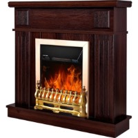 Șemineu electric Art Flame Marina nut & Galileo gold