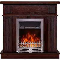 Șemineu electric Art Flame Marina nut & Galileo silver imaginea #3 — magazin online Desire.md