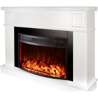 Șemineu electric Art Flame Marina XL & Elbrus White