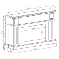 Șemineu electric Art Flame Marina XL & Elbrus White imaginea #2 — magazin online Desire.md