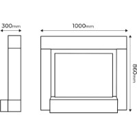 Șemineu electric Art Flame Martin & Mars Beige/Black imaginea #4 — magazin online Desire.md