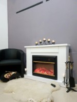 Șemineu electric Art Flame Maxim & Mars White imaginea #2 — magazin online Desire.md