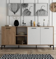 Dulăpior Trendy Aurora 1634 Oak/White 180x80x45cm GTR006301