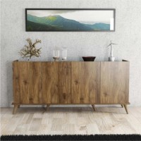 Тумба Trendy Elegante 1600 Walnut 180x81x45cm GTR006303