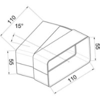 Tub ventilatie Awenta KP55-24/15 imaginea #2 — magazin online Desire.md