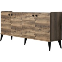 Тумба Trendy Lidia Walnut 182x82x41cm GTR001127 фото №6 — интернет-магазин Desire.md