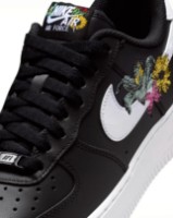 Ghete pentru dame Nike Air Force 1 07 Premium Flowers Black/Metallic Gold/White, s.39 imaginea #3 — magazin online Desire.md
