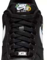 Ghete pentru dame Nike Air Force 1 07 Premium Flowers Black/Metallic Gold/White, s.40.5 imaginea #6 — magazin online Desire.md