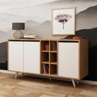 Dulăpior Trendy Seria Walnut/White 140x86x40cm GTR006274 imaginea #2 — magazin online Desire.md