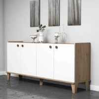 Dulăpior Trendy Sumer H3020 Oak/White 180x77.8x41cm GTR001128 imaginea #5 — magazin online Desire.md