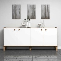 Dulăpior Trendy Sumer H3020 Oak/White 180x77.8x41cm GTR001128