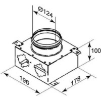 Tub ventilatie Blauberg SR 125/75x2 01 (25 555) imaginea #2 — magazin online Desire.md