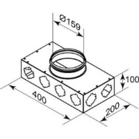 Tub ventilatie Blauberg SR 160/75x8 01 (25 558) imaginea #2 — magazin online Desire.md