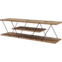 Comodă TV Trendy Canaz Black Walnut 120x33x30cm imaginea #3 — magazin online Desire.md