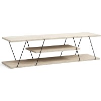 Comodă TV Trendy Canaz Travertin Black 120x33x30cm imaginea #6 — magazin online Desire.md