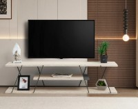 Comodă TV Trendy Canaz Travertin Black 120x33x30cm imaginea #2 — magazin online Desire.md