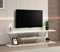 Comodă TV Trendy Canaz Travertin Gold 120x33x30cm imaginea #1 — magazin online Desire.md
