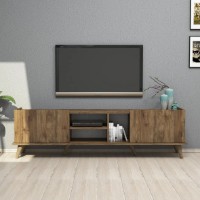 Тумба под ТВ Trendy Elegante 1310 Walnut 180x52x34cm