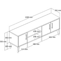 Comodă TV Trendy Exxen - 1582 imaginea #3 — magazin online Desire.md