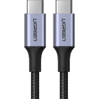 USB Кабель Ugreen Type-C to Type-C Black (70427) фото №2 — интернет-магазин Desire.md