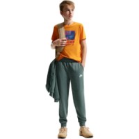 Pantaloni spotivi pentru copii Nike Club Fleece Big Kids French Mineral Slate/White, s.XS imaginea #2 — magazin online Desire.md