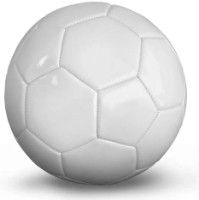 Minge de fotbal Yakima Sport N5 AllWhite 