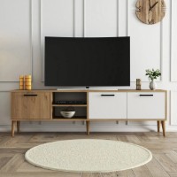 Тумба под ТВ Trendy Exxen  1585 White Oak 180x53x35cm