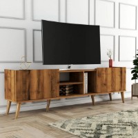 Comodă TV Trendy Lotus 1340 Nuc 180x52x34cm imaginea #4 — magazin online Desire.md