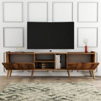 Comodă TV Trendy Lotus 1340 Nuc 180x52x34cm imaginea #5 — magazin online Desire.md