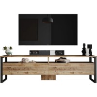 Comodă TV Trendy ML19-A Pine Atlantic/Black GTR000281 imaginea #3 — magazin online Desire.md
