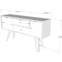 Тумба под ТВ Trendy Odense 122x65x35cm фото №3 — интернет-магазин Desire.md