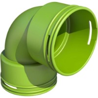 Соединитель для соединения овальных труб Ubbink 0188173