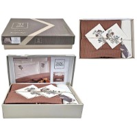 Lenjerie de pat Newhome Pike Brown (57065.1) imaginea #2 — magazin online Desire.md