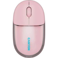 Mouse Canyon OnClick 24 Transparent/Pink (CNS-CMSW24P)