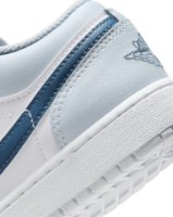 Кеды детские Nike Air Jordan 1 Low Big Kids White/Aura/Squadron Blue, s.36 фото №4 — интернет-магазин Desire.md