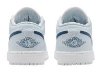Кеды детские Nike Air Jordan 1 Low Big Kids White/Aura/Squadron Blue, s.38 фото №2 — интернет-магазин Desire.md