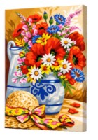 Картина по номерам Art Gallery Premium Poppies And Daisies (CX4903)