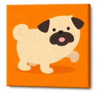 Tablou pe numere Art Gallery Premium Pug (BX2575)