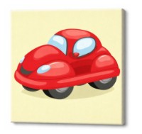 Tablou pe numere Art Gallery Premium Red Car (BX2761)