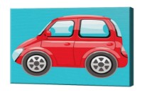Tablou pe numere Art Gallery Premium Red Car (CX4856)