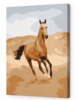 Картина по номерам Art Gallery Premium Sand Horse (CX3914)