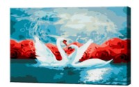 Tablou pe numere Art Gallery Premium Swans In Love (CX4440)