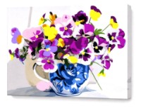 Картина по номерам Art Gallery Premium Violets (CX4307)