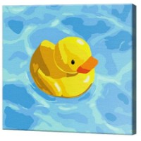 Tablou pe numere Art Gallery Premium Yellow Duck (BX3653)