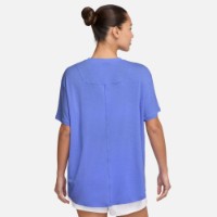 Tricou de dame Nike One Relaxed Sapphire/White, s.S imaginea #2 — magazin online Desire.md