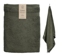 Полотенце H&S 70X140cm хаки (56407)