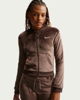 Hanorac damă Nike Sportswear Full-Zip Baroque Brown, s.M