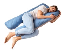 Pernă pentru alaptare MobiCasa U-SHAPE 140x75x20cm Jeans imaginea #8 — magazin online Desire.md