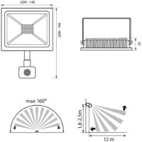 Прожектор Vivalux VIV003974 фото №3 — интернет-магазин Desire.md